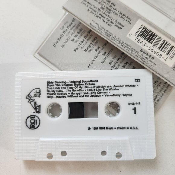 Dirty Dancing Original Soundtrack Cassette Tape 1987 RCA Vestron Motion Picture - Picture 5 of 5